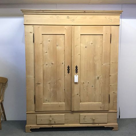 Antique Pine Wardrobes — Pinefinders Old Pine Furniture Warehouse | Antique Pine Old Pine Furniture, Diy Wardrobes, Pine Cabinet, Pine Wardrobe, Large Wardrobes, Cedar Closet, Linen Press, Wardrobe Sale, Diy Wardrobe