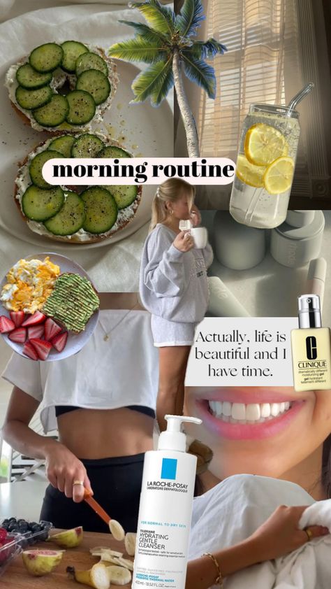 #morning #morningroutine #breakfast #routine #cleangirl #cleangirlaesthetic Clear Skin Diet, Breakfast Routine, Cute Food, Morning Routine, Clear Skin, Everyday Outfits, Body Care, Diet, Skin