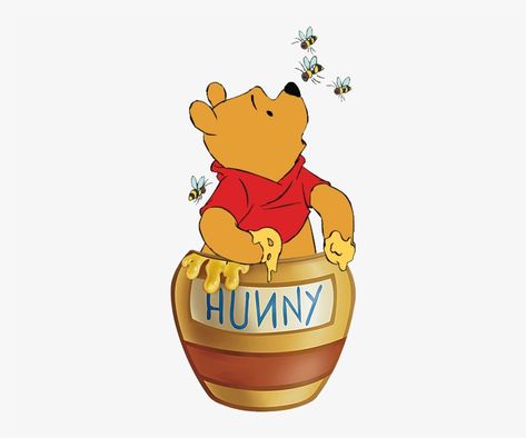 Poohs Honey Pot Drawing, Honey Pot Wallpaper, Winnie The Pooh And Bees, Winnie The Pooh Sublimation Designs, Winnie The Pooh Hunny Pot Drawing, Hunny Pot Winnie The Pooh, Winnie The Pooh Bee, Winnie The Pooh Hunny Pot, Pooh Hunny Pot