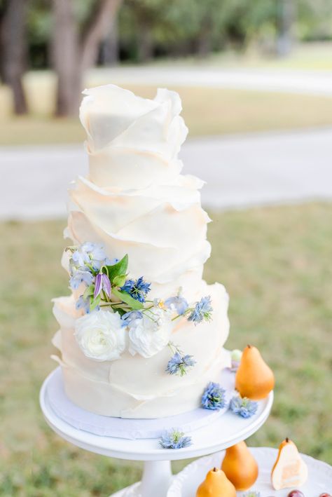 Romantic French Country Inspired Wedding in the Heart of the Texas #weddingcake #cakeideas #blueweddingflowers #pear Tea Garden Wedding, French Provincial Wedding, Grand Island Mansion, Gold Dishes, French Themed Wedding, Island Mansion, Leaving The Country, Chivari Chairs, French Country Wedding