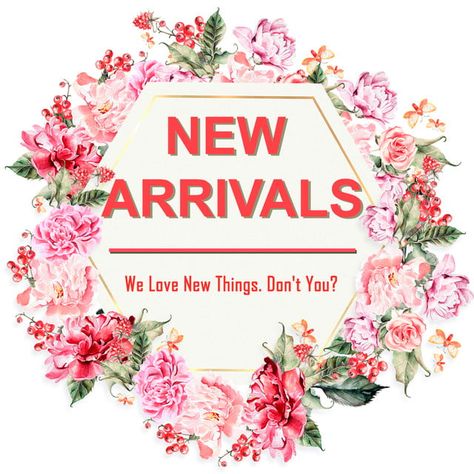 Spring New Arrivals New Arrivals Poster, Kim Closet, New Collection Poster, New Collections Poster, Jewelry Quotes Funny, Spring Sale Banner, Arrival Poster, Panty Design, Pink Closet