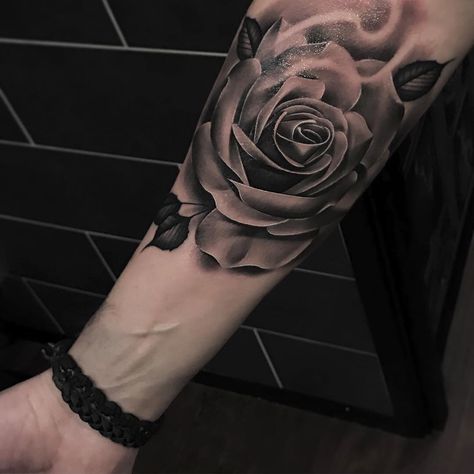 English Rose Tattoo, Rose Tattoo Men, Rose Tattoos For Men, Roses Tattoo, Hand Tattoos For Guys, Arm Tattoos, English Rose, English Roses, Career Development