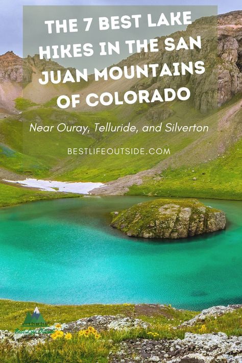 San Juan Mountains Colorado, Colorado Hiking Trails, Colorado Hikes, Silverton Colorado, Ouray Colorado, Ice Lake, Trout Lake, Southwest Colorado, Telluride Colorado