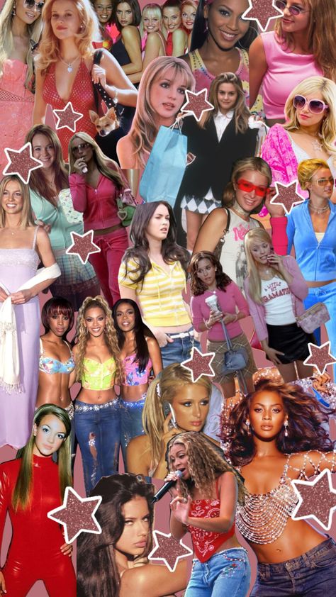 #y2kaesthetic #2000s #brittenyspears #parishilton #meangirls Christina Aguilera 2000s Fashion, Early 2000s Bachelorette Theme, 2000 Moodboard, 2000s Dance Party, 2000's Aesthetic, Early 2000 Aesthetic, 2000s Bachelorette Party, 2000 Theme Party Outfits, 2000s Themed Party Outfit