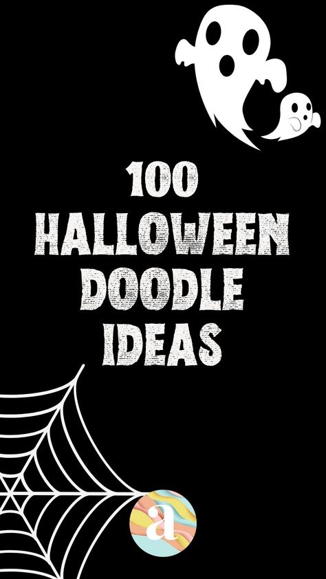 Cute Halloween Drawings Doodles, Flower Drawing Easy, Easy Halloween Drawings, Cute Halloween Drawings, Kawaii Pumpkin, Art Step By Step, Halloween Doodles, Doodle Art For Beginners, Journal Cute