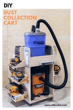 Sanding Storage, Dust Collector Diy, Shop Dust Collection, Woodworking Shop Plans, Dust Collection System, Woodworking Shop Layout, Woodworking Shop Projects, Shop Vacuum, Diy Garage Storage