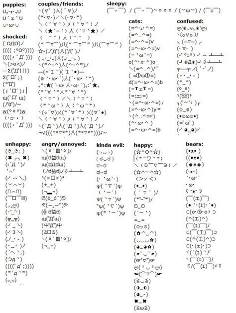 #japanese emoticons/emojis Cute Keyboard Emojis, Cute Emoticon Text, Emoticons Text Symbols, Text Emoji Art, Keyboard Emoji Symbols, Writing Emoji, Emoticon Tattoo, Keyboard Emoticons, Emoji Japanese