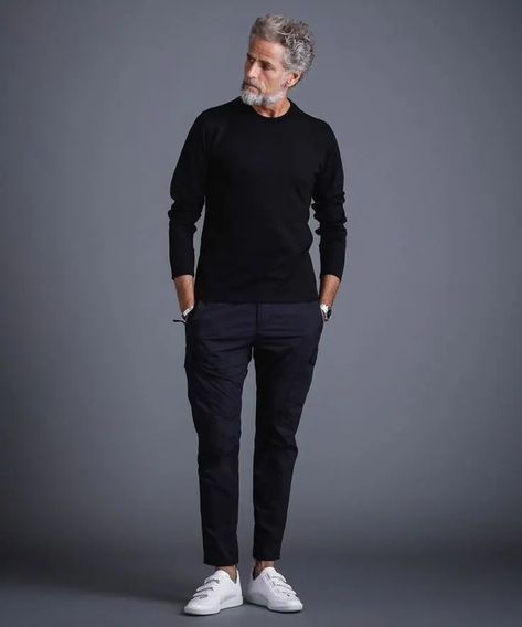 Smart Casual Men Over 40, Male Country Outfits, Casual Black Outfit Men, Money Practice, Frugal Male Fashion, Mens Business Casual, Stil Masculin, Older Mens Fashion, Fashion Casual Outfits