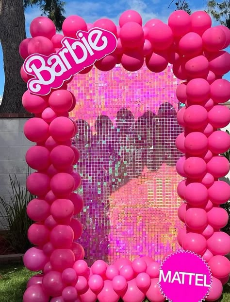 Glamorous Barbie Themed Birthday Party Ideas - Birthday Party Ideas for Kids Barbie Themed Quinceañera, Sweet 16 Barbie Theme, Barbie And Ken Birthday Party Ideas, Barbie Backdrop Birthday Party Ideas, Barbie Birthday Theme Ideas, Barbie Kids Party, Barbie Sweet 16 Party, Barbie Party Games, Barbie Surprise