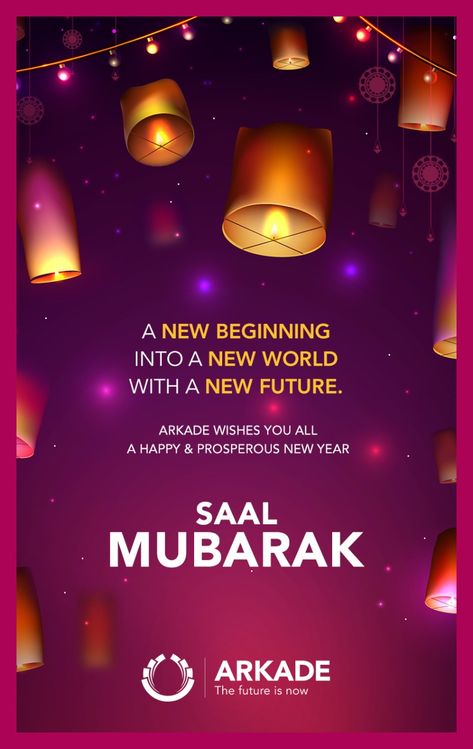 A new beginning into a new world with a new future. #SaalMubarak #Arkade #ArkadeGroup Saal Mubarak, The Future Is Now, A New Beginning, A New World, New Beginning, New Beginnings, Diwali, New World, Cow