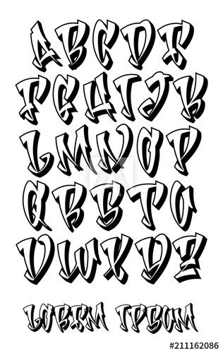 Graffiti Alphabet Styles, Tattoo Lettering Alphabet, Alphabet Graffiti, Hand Lettering Alphabet Fonts, Alfabet Font, Tattoo Fonts Alphabet, Graffiti Lettering Alphabet, Lettering Styles Alphabet, Tattoo Lettering Design