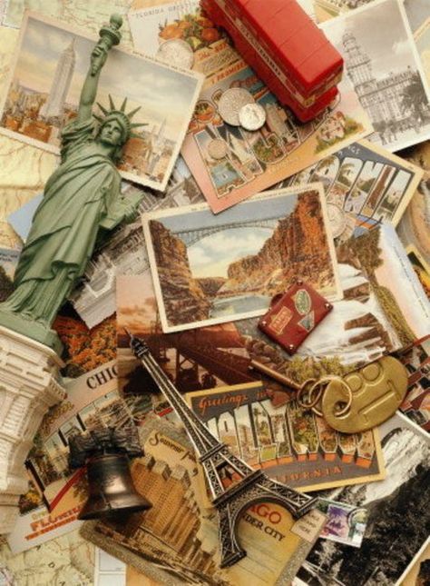 postcards and souvenirs The Statue Of Liberty, Summer Memories, Travel Souvenirs, Travel Aesthetic, Vintage Travel, Travel Quotes, Travel Around, Travel Dreams, Wonders Of The World