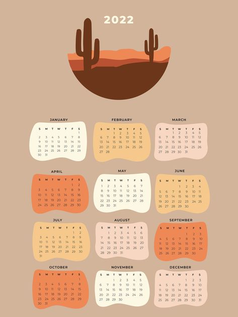 2022 Calendar Aesthetic, 2023 Calendar Aesthetic, Western Calendar, Bullet Journal Calendrier, Poster Calendar, December Wallpaper, Wallpaper Minimal, Organizator Grafic, 2022 Wallpaper