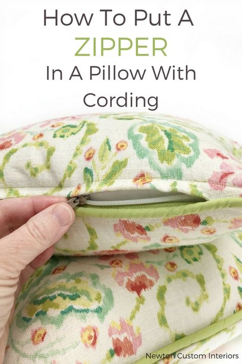 Learning Sewing, Quilt Crochet, Quilted Pillows, Sewing Cushions, Sew Zipper, Pillow Ideas, Sew Ins, Work Diy, Beginner Sewing Projects Easy