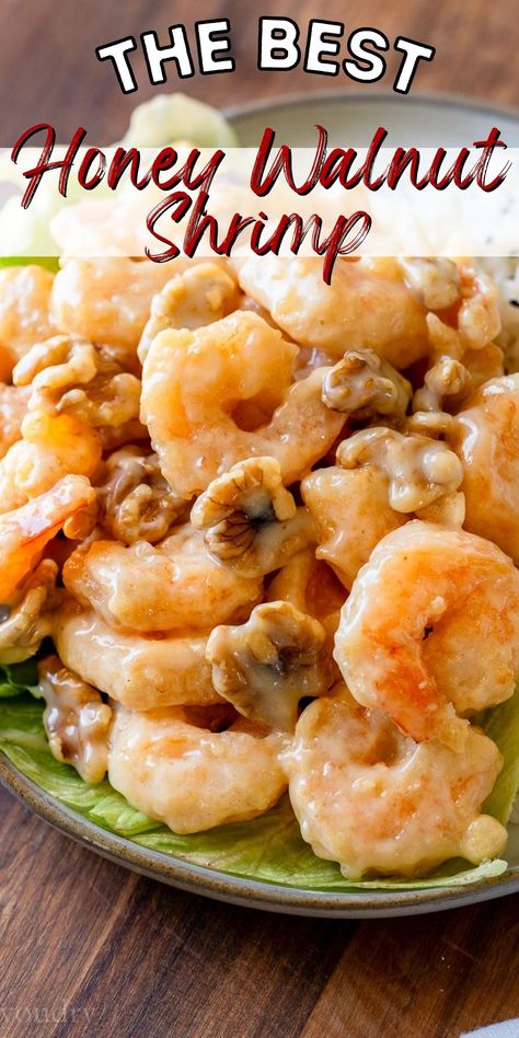 Honey Garlic Ginger Shrimp, Honey Walnut Shrimp Recipe Healthy, Walnut Shrimp Recipe Easy, Sweet And Spicy Shrimp Recipes, Southern Shrimp Recipes, Easy Asian Shrimp Recipes, Light Fish Recipes, Shrimp Dishes Easy, Giant Shrimp Recipe