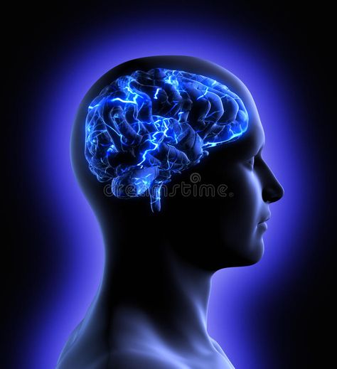 Brain Activity. Conceptual image of a man from side profile showing brain and br , #AFF, #image, #man, #Conceptual, #Brain, #Activity #ad Brain Neurons, Brain Structure, Improve Cognitive Function, Magnetic Resonance, Kuantan, Brain Power, Kundalini Yoga, Brain Waves, Human Brain