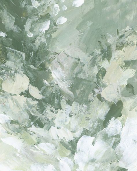 Deep into the Glen Peaceful Abstract Painting, Mint Green Artwork, Green Texture Painting, Pastel Green Painting, Sage Green Painting, Soothing Artwork, Muted Painting, Abstract Green Painting, Soft Green Paint