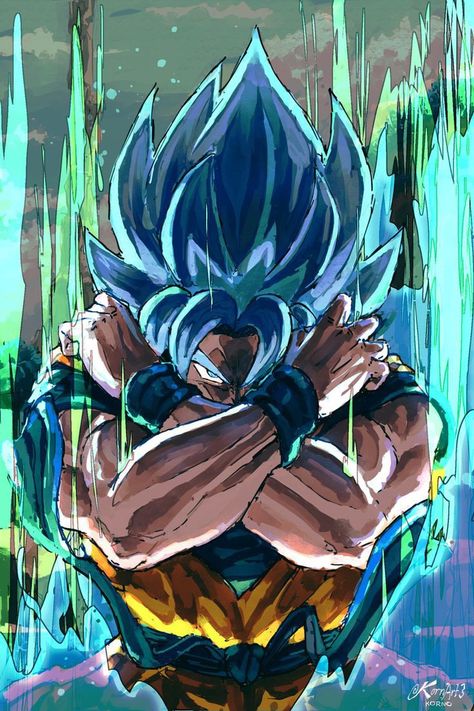 Goku Art, Dbz Drawings, Image Dbz, Dragon Ball Wallpaper Iphone, Dragon Ball Painting, Super Saiyan Blue, Dragon Ball Super Wallpapers, Dragon Ball Art Goku, Dragon Ball Super Artwork