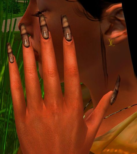 HBIC (@commonblacksimmer) Sims Nails, Cc Nails, Sims 4 Nails, Sims 3 Cc Finds, Winter Holiday Decorations, Candle Basket, Winter Decorations Diy, Sims 4 Body Mods, Baddie Nails