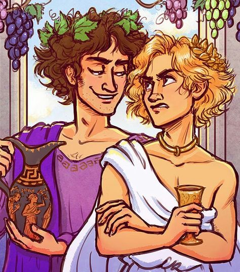 Apollo Percy Jackson, Dionysus God, A Flair For The Dramatic, Apollo Greek, Greek Pantheon, Greek Mythology Gods, Two Year Anniversary, Greek Gods And Goddesses, Greek And Roman Mythology