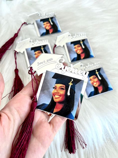 Custom Graduation Photo Magnet, Graduation Cap, Class of 2024, Graduation Gifts for Her, College Graduation Frame, Graduation Party Favors by BerelDesignFavors on Etsy Graduation Memories, Graduation Frame, Graduation Party Gifts, Senior Graduation Party, Graduation Party Diy, Graduation Party Centerpieces, Graduation Party Planning, College Graduation Parties, Graduation Party Favors