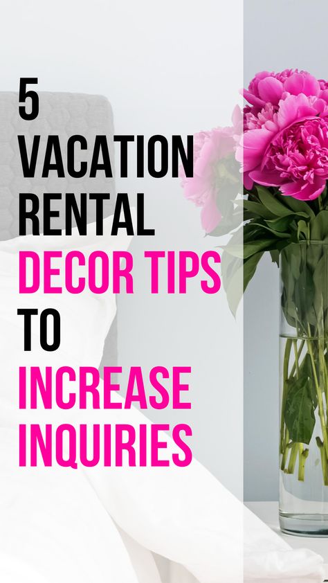 Urban Airbnb Decor, Furnished Rental Checklist, Trendy Airbnb Decor, Vacation Rental Decor Ideas Beach Houses, Short Term Rental Furniture, Rental Cottage Ideas, Holiday Rental Decor, Airbnb Cottage Ideas, Cottage Rental Ideas