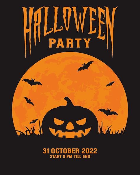 Halloween Party Fliers, Halloween Posters For School, Ghost Poster Design, Halloween Flyers Ideas, Happy Halloween Graphic, Halloween Poster Design Ideas, Poster Vector Design, Halloween Party Illustration, Ghost Graphic Design