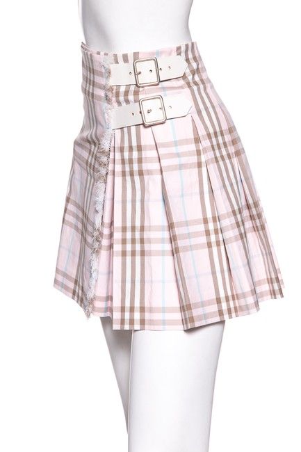 Pink Plaid Tennis Skirt, Burberry Mini Skirt, Random Wishlist, Plaid Tennis Skirt, Pink Plaid Skirt, Burberry Top, Burberry Pink, Burberry Skirt, Skirt Aesthetic