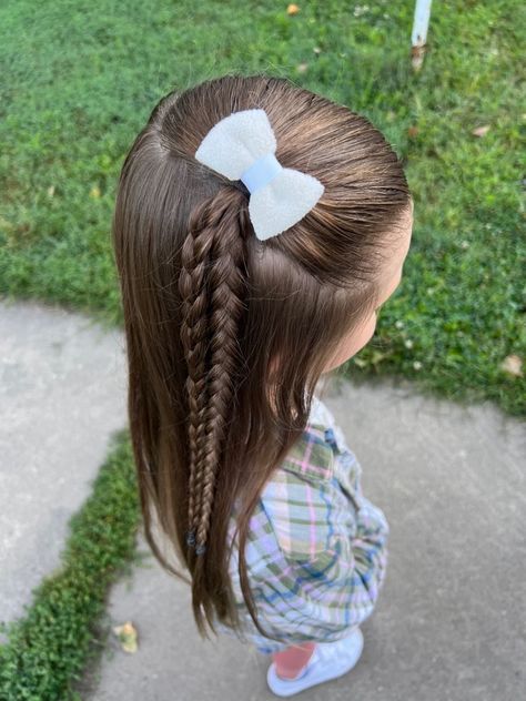 Daughter Hairstyles, Cute Toddler Hairstyles, Easy Little Girl Hairstyles, Girly Hairstyles, Veils Bridal, Girl Hair Dos, Girls Hairstyles Easy, Toddler Hairstyles Girl