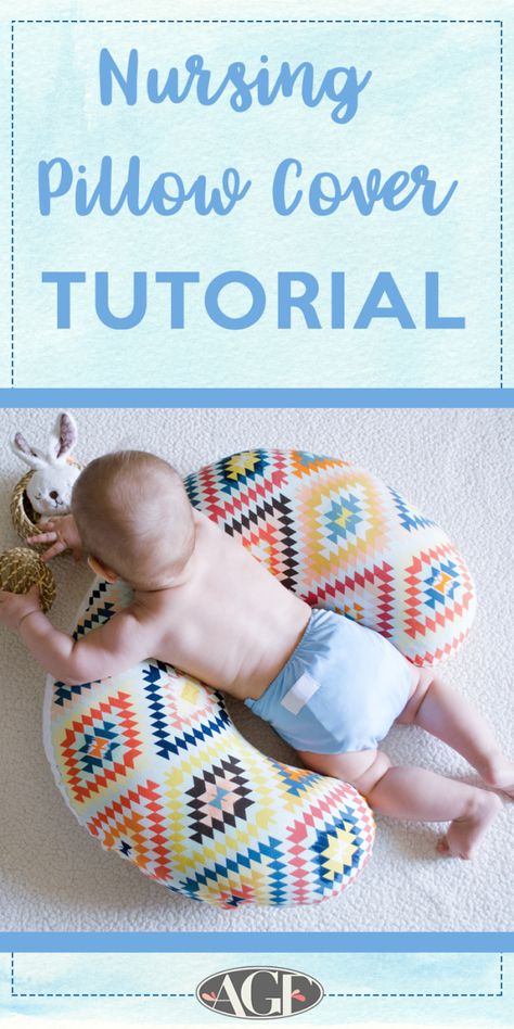 Let's Talk Baby Shower Gifts: Nursing Pillow Cover Tutorial - Art Gallery Fabrics - The Creative Blog Pillow Cover Tutorial, Material Crafts, Pillow Covers Tutorial, Baby Feeding Pillow, Baby Diy Sewing, Diy Nursing, Boppy Nursing Pillow, Girl Quilts Patterns, Boppy Pillow Cover