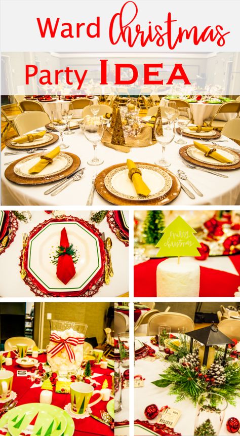 Ward Christmas Party Idea, or Relief Society Table Center Piece Ideas, The 3 wise men and a Christmas Live Band, #lighttheworld, Light the world Company Christmas Party Tables, Ward Christmas Breakfast Ideas, Lds Ward Christmas Party Themes, Relief Society Christmas Party Ideas, Ward Christmas Party Centerpieces, Ward Christmas Party Themes, Lds Ward Christmas Breakfast, Picture A Christmas Ward Party, Ward Party Ideas Lds