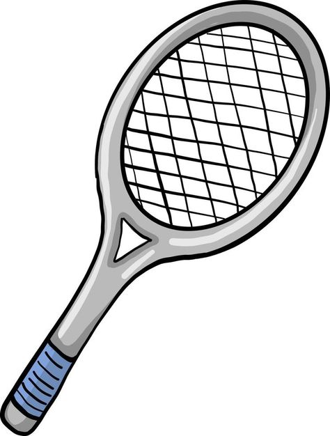 Tennis racket , illustration, vector on white background Tennis Racket Illustration, Racket Tennis, Illustration Vector, Tennis Racket, Cake Toppers, Vector Art, White Background, Pop Art, Tennis