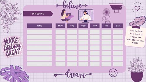 Class Schedule Template Aesthetic Wallpaper, Class Schedule Template Aesthetic, Timetable Ideas Aesthetic, Aesthetic Timetable, Study Timetable Template, Timetable Design, Study Schedule Template, Class Schedule Template, Class Timetable