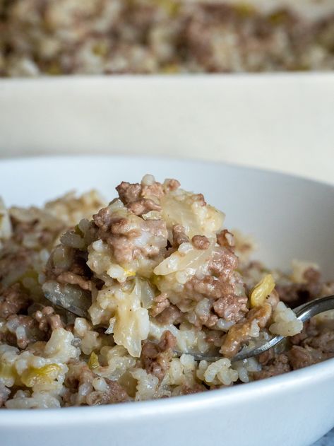 Jailhouse Rice Recipe, Rice Hotdish, Jail House Rice, Jailhouse Rice, Hamburger Rice Hot Dish, Cheesy Tomato Ground Beef And Rice, Hamburger Rice Hotdish, Rice Hotdish Hamburger, Minute Rice Hamburger Casserole