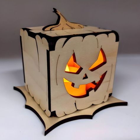 Create engaging layered paper ornaments that add charm to any occasion! Perfect as gifts or festive decorations, these Cricut projects are sure to impress everyone around you. Laser Ideas Projects, Halloween Laser Cut Ideas, Laser Cutting Design, Scary Halloween Decorations Diy, Led Tea Light Candles, Tea Light Lanterns, Homemade Halloween Decorations, Laser Cut Wood Crafts, Halloween Festivities