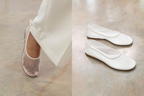 RUSSH Loves: Mesh ballet flats and mary janes to live in White Mesh Ballet Flats, Mesh Ballet Flats, White Flat Shoes, Mesh Flats, Mary Jane Ballet Flats, Mesh Socks, White Flats, White Mesh, Fall 2024