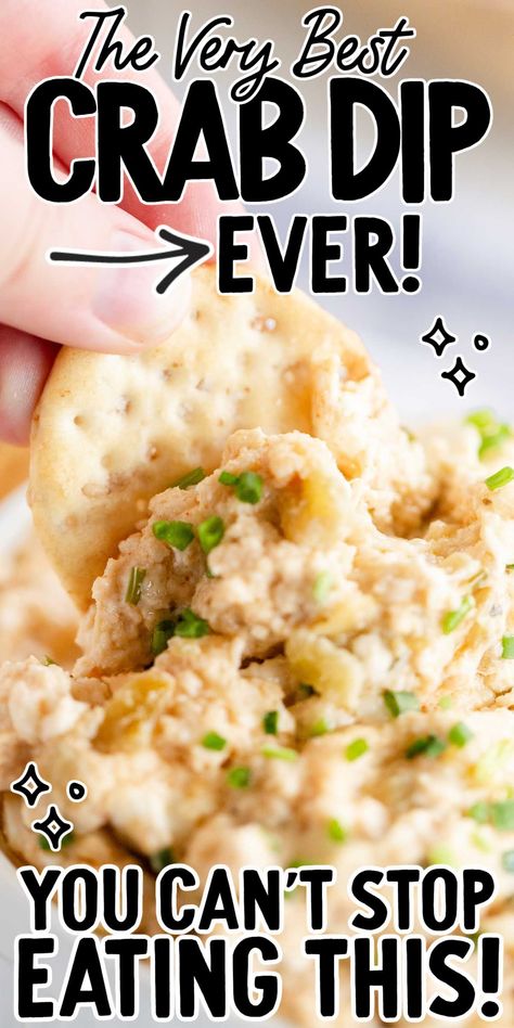 Hot Crab Dip Easy Hot Crab Dip, Hot Crab Dip Recipe, Seafood Dip, Hot Crab Dip, Crab Cake, Crab Dip, Dip Recipes Easy, Crab Recipes, Christmas Appetizers