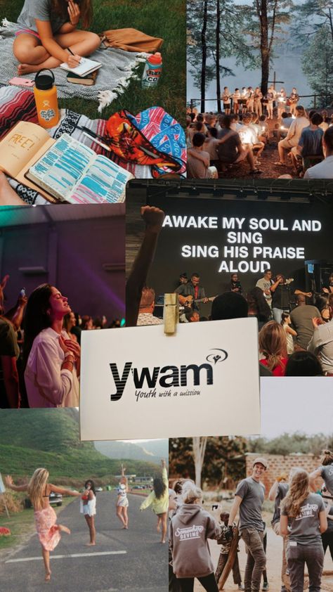 YWAM Christian Vision Board, Awake My Soul, Christian Missionary, Church Media Design, Church Camp, Missionary Work, Inspire Bible Journaling, Worship The Lord, Missions Trip