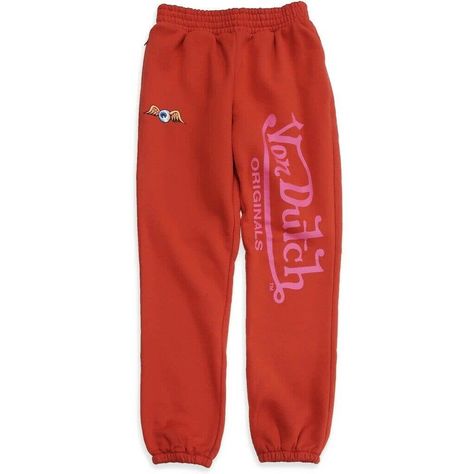 * Von Dutch Men's Jogger * Von Dutch Screen Print Logo Branding On Front * Side Zip Pockets * Thick Waistband With Adjustable Drawstring * Elastic Ankle Hem * Soft Inner Fleece Lining * 72% Cotton, 28% Polyester * Imported * Mpn Jgfl200-5 Joggers Design, Mohair Pants, Flying Eyeball, Red Sweatpants, Dutch Style, Diy Clothes Design, Black Windbreaker, Von Dutch, Swag Outfits For Girls