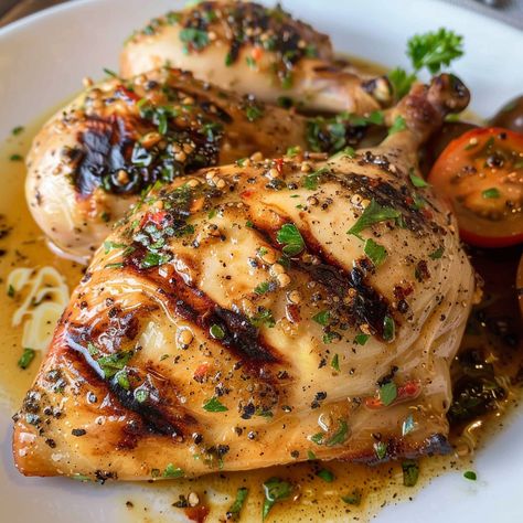 How to Make Roasted Garlic Italian Grilled Chicken Roasted Garlic Italian Grilled Chicken, Italian Grilled Chicken, Sausage Pasta Dinner, Elegant Dishes, Seafood Pasta Dishes, Smoked Sausage Pasta, Shrimp Fettuccine Alfredo, Chicken Alfredo Casserole, Eggs Dinner