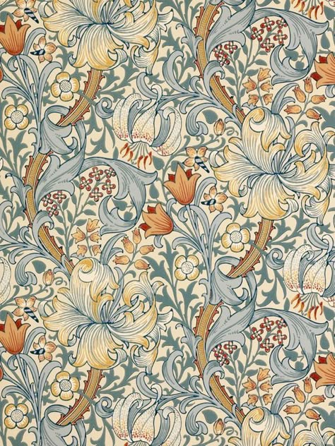 William Morris Aesthetic, Fiori Art Deco, Arts And Crafts Wallpaper, Kelmscott Manor, Idyllic Countryside, William Morris Prints, Walker House, Motifs Art Nouveau, William Morris Wallpaper