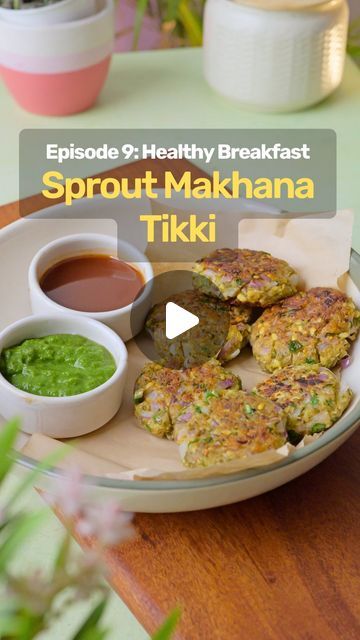 576K views · 16K likes | Sumit & Priyanka kapoor on Instagram: "Episode 9 of Healthy breakfast  Sprouts Makhana Tikki : Some Recipes are just surprisingly good and this one is that one recipe..when we made this recipe and tasted for first time, we instantly knew that we have to share this with our Dillifoodies community.  You people have tried our recipes and we love it when you share pictures with us, just before posting this reel, one of you shared a hearty note with Sattu ke tikki photos, so big thank you to all of you and ❤️ emoji from us  Drop a “ I tried “in comemnts if you have tried any of our recipe and if possible write the number if recipes you have tried , like “ I tried 3 “ or 2 if you have tried  Would love to hear from you all  #healthyfood #healthybreakfast #breakfastideas Healthy Tikki Recipe, Sprouts Breakfast Recipes, Sprouts Snacks, Tikki Recipes, Sprouts Recipes Indian, Healthy Breakfast Recipes Indian, Wholesome Breakfast, Indian Appetizers, Indian Cooking Recipes