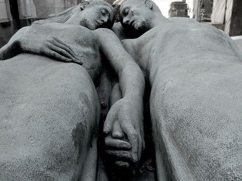 Eternal Love (Grave at Milan's Monumentale Cemetery) Cemetery Statues, Crystal Castles, Yennefer Of Vengerberg, Old Cemeteries, Cemetery Art, After Life, Six Feet Under, Grave Marker, Memento Mori