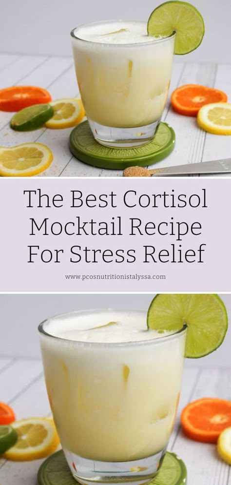 Discover the adrenal cocktail recipe with amazing benefits for your health! This DIY drink made with coconut water is easy to prepare and perfect for bedtime. Try this pineapple cortisol drink for hormone balancing and see why it's a great PCOS drink and summer mocktail – the ultimate cortisol mocktail for learning how to balance cortisol. Adrenal Cocktail Recipe, Pineapple Coconut Water, Balance Cortisol, Summer Mocktail, Adrenal Cocktail, Lower Cortisol, Pineapple And Coconut, Pineapple Margarita, Coconut Drinks