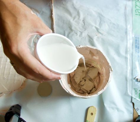 The Pros and Cons of Working with Air Dry Clay - The Art of Education University Working With Air Dry Clay, Kindy Art, How To Make Pottery, Education University, Pottery Houses, Clay Cup, Clay Crafts Air Dry, How To Make Clay, Pottery Clay