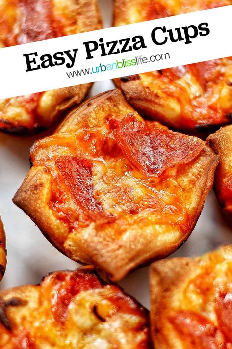 Pizza Snacks Easy, Easy Pepperoni Pizza, Recipe For Pizza, Pizza Cups, Crescent Recipes, Snack Lunch, Best Appetizer Recipes, Pizza Bites, Pizza Recipes Homemade