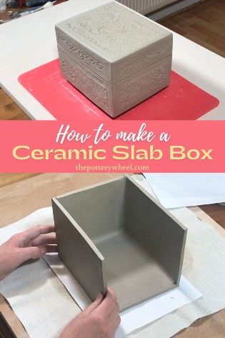 How To Make Ceramic, Clay Box, Slab Ceramics, Pottery Patterns, Beginner Pottery, Pottery Houses, Pottery Pot, Pottery Workshop, Pottery Handbuilding