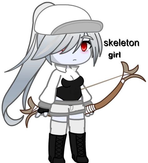 Minecraft Skeleton, Skeleton Girl, Minecraft Mobs, Anime Fandom, Gacha Club, Original Design, Art Girl, Skeleton, Original Designs