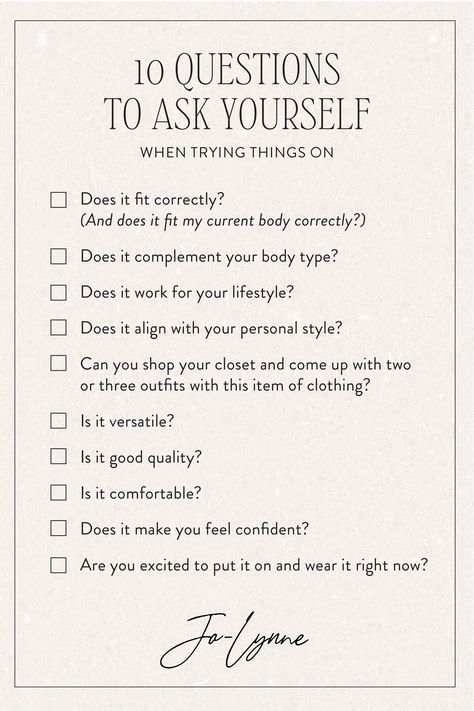 Trying On Clothes, Confident Outfit, Jolynne Shane, Style Rut, Questions To Ask Yourself, Ask Yourself, Adore You, Write To Me, Outfit Combinations