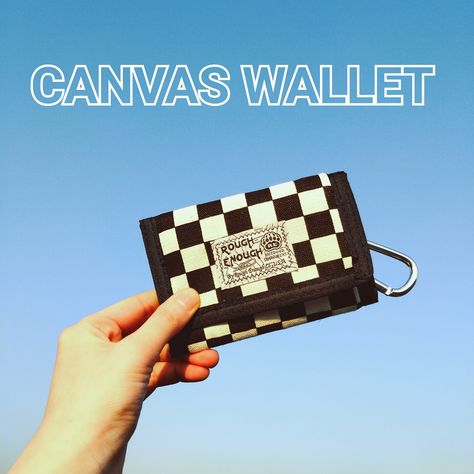 Cool Wallets, Basic Aesthetic, Camping Aesthetic, Canvas Small, Canvas Wallet, Cute Wallets, Outdoor Equipment, Outdoor Bag, Fabric Accessories